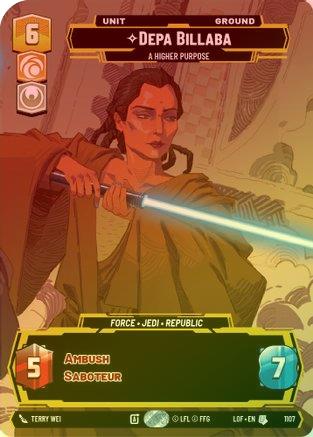Depa Billaba - A Higher Purpose (Prestige Foil) - 1107 - Uncommon