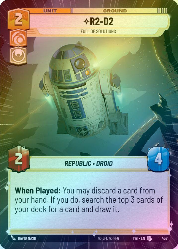 R2-D2 - Full of Solutions (Hyperspace) - 458 - Uncommon (Foil)