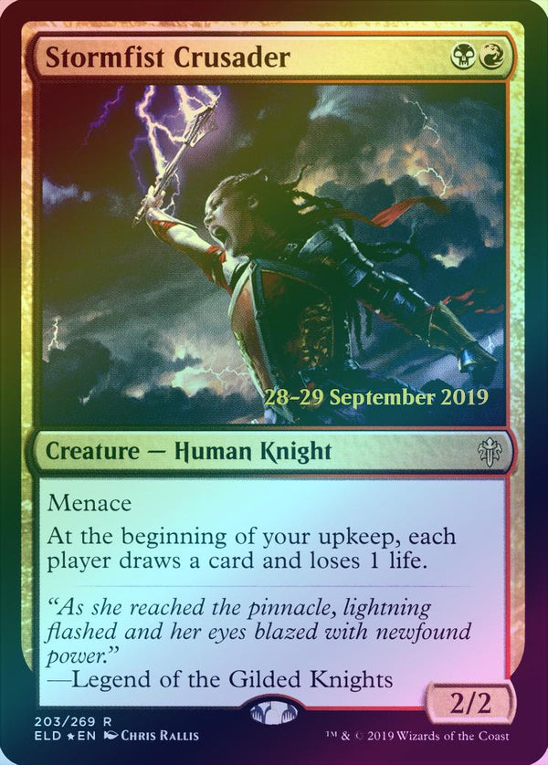 Stormfist Crusader - Prerelease Promo (Foil) (PELD)