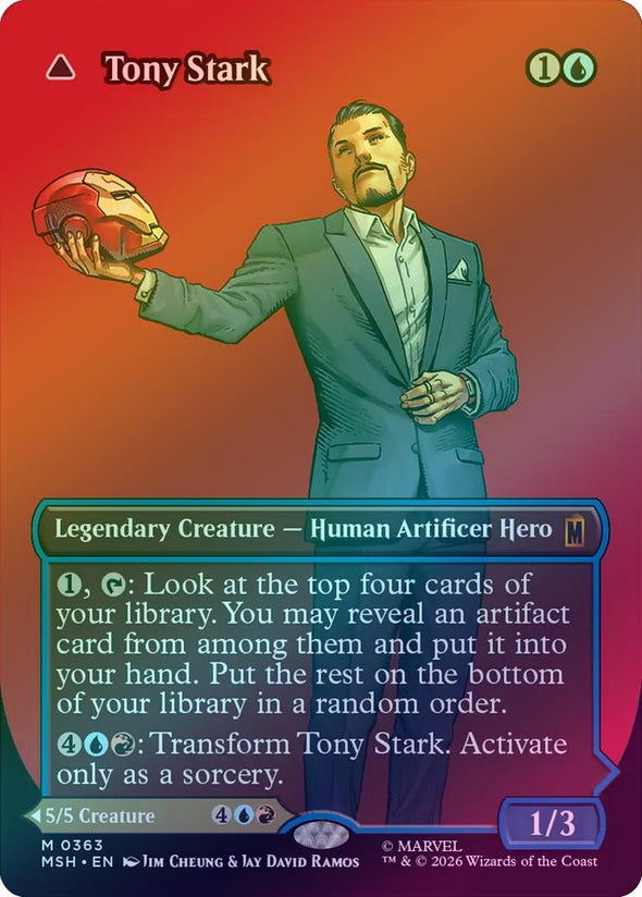 Tony Stark // The Invincible Iron Man - Logo Showcase (Foil) (MSH) (Pre-Order)