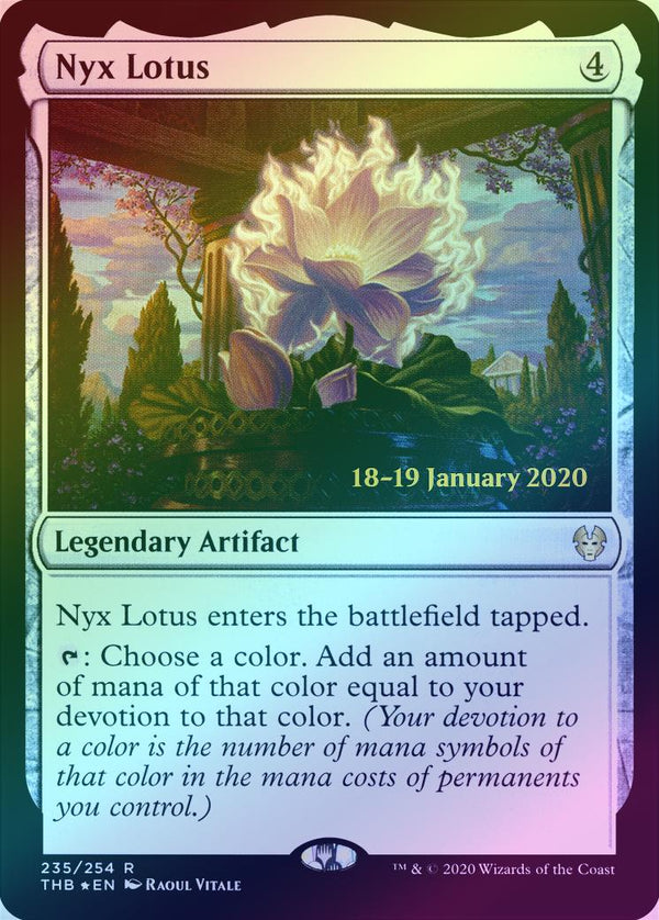 Nyx Lotus - Prerelease Promo (PTHB) (Foil)