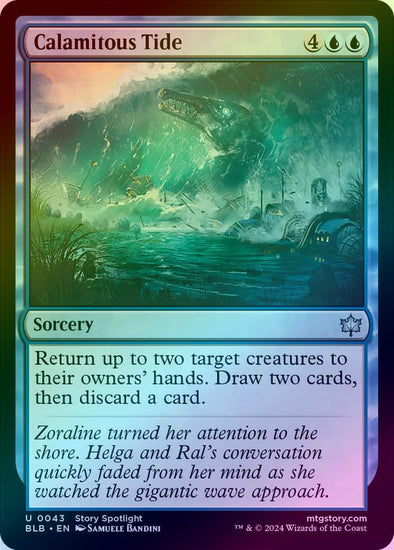 Calamitous Tide (Foil) (BLB)