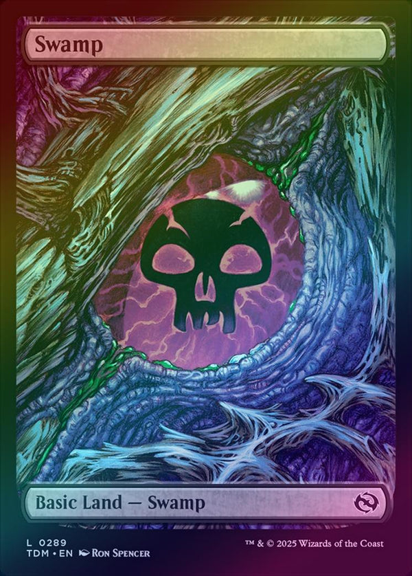 Swamp - Dragon's Eye Full Art (289) (Foil) (TDM)