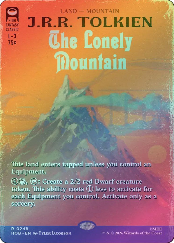 The Lonely Mountain - Book Cover (Foil) (HOB) (Pre-Order)