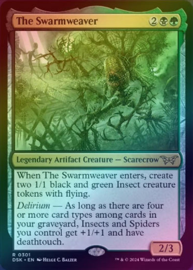 The Swarmweaver - Lurking Evil Alternate Art (Foil) (DSK)