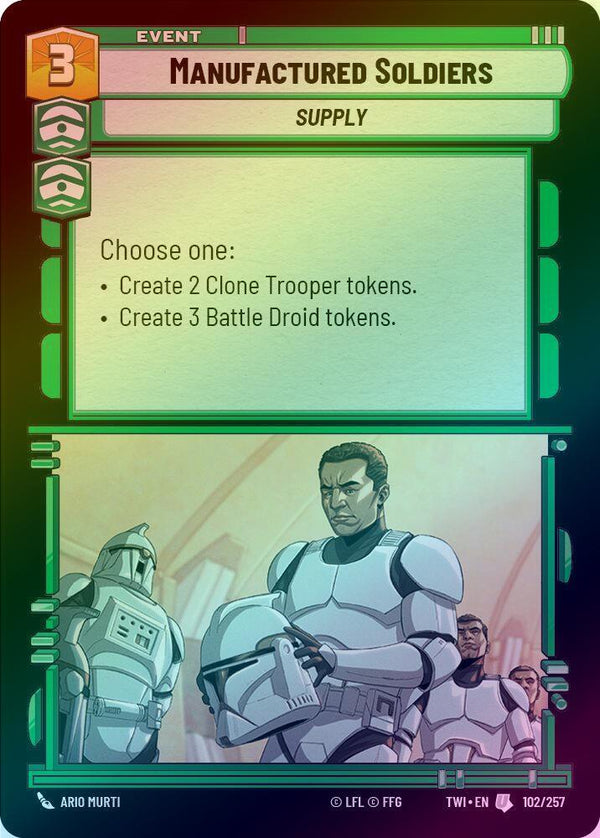 Manufactured Soldiers - 102/257 - Uncommon (Foil)