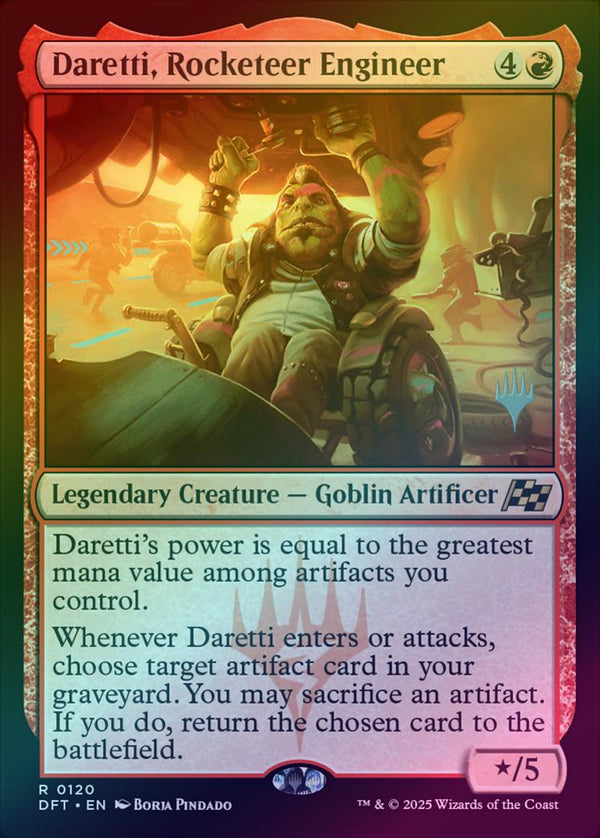 Daretti, Rocketeer Engineer - Promo Pack (Foil) (PDFT)