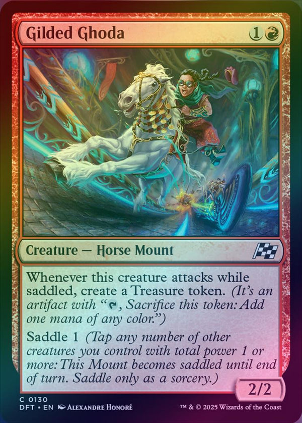 Gilded Ghoda (Foil) (DFT)