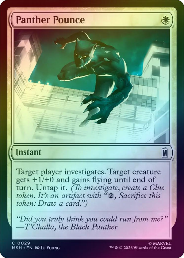Panther Pounce (Foil) (MSH) (Pre-Order)