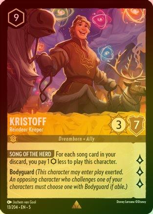 Kristoff (Reindeer Keeper) - 13/204 - Rare (Foil)