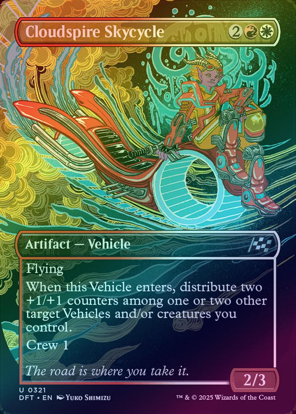 Cloudspire Skycycle - Borderless Revved Up (Foil) (DFT)