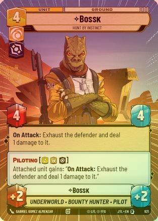 Bossk - Hunt By Instinct (Hyperspace) - 921 - Special (Foil)