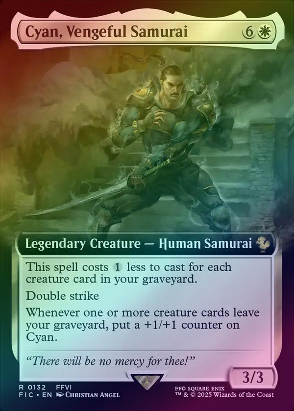 Cyan, Vengeful Samurai - Extended Art (Foil) (FIC)