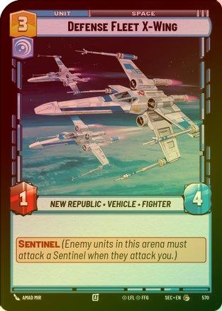 Defense Fleet X-Wing (Foil) - 570 - Common (Foil)