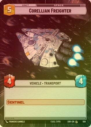 Corellian Freighter (Hyperspace) - 508 - Common (Foil)