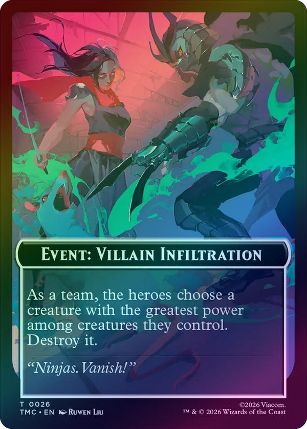 Event: Villain Infiltration Token (Foil) (TTMC)