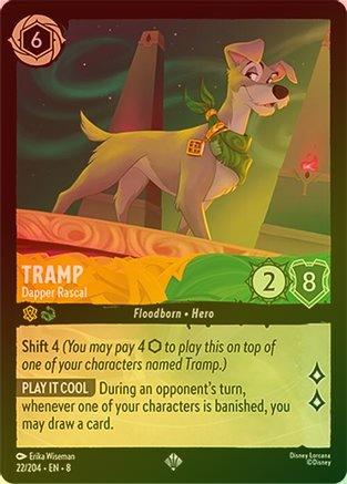 Tramp (Dapper Rascal) - 22/204 - Super Rare (Foil)