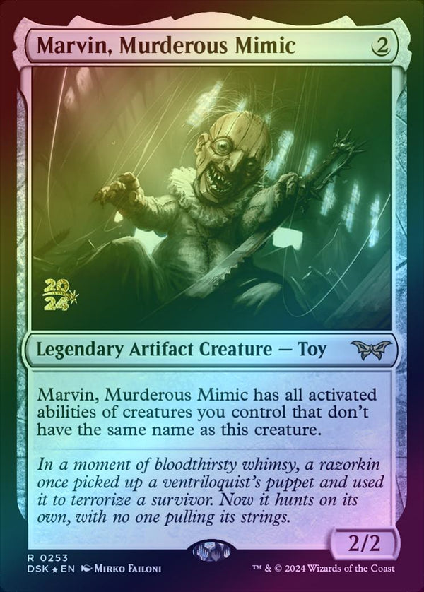 Marvin, Murderous Mimic - Prerelease Promo (Foil) (PDSK)
