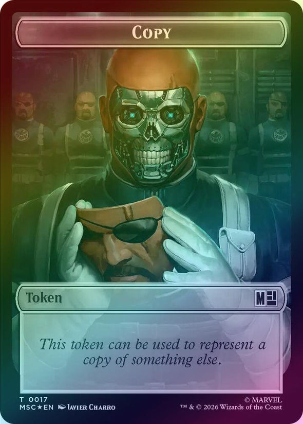 Copy (017) // Wall (019) Token (Surge Foil) (TMSC)