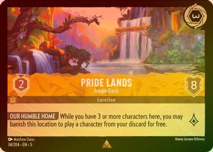 Pride Lands (Jungle Oasis) - 34/204 - Rare (Foil)