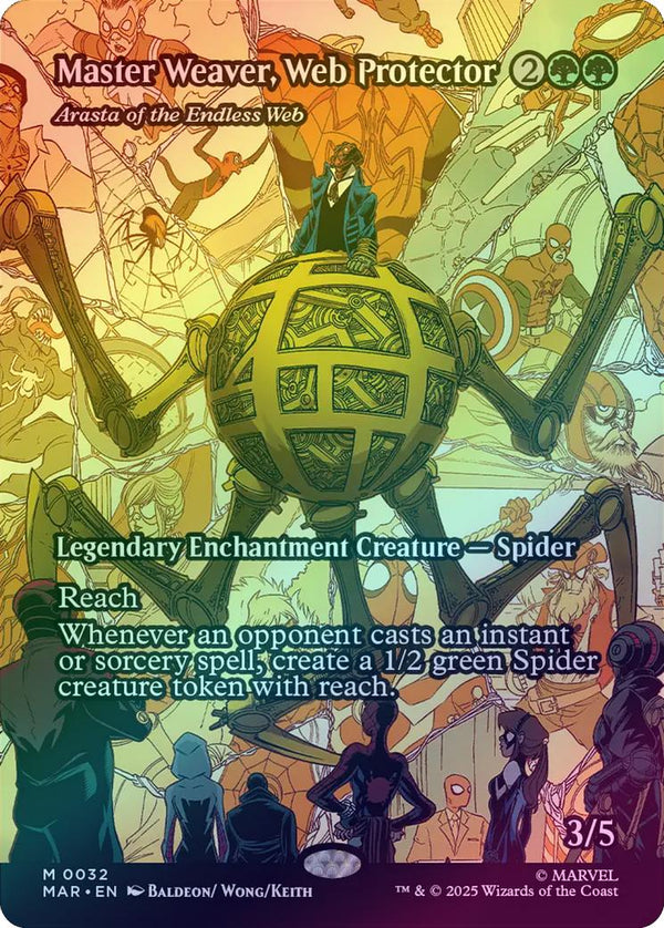 Master Weaver, Web Protector // Arasta of the Endless Web - Source Material Showcase (Foil) (MAR)