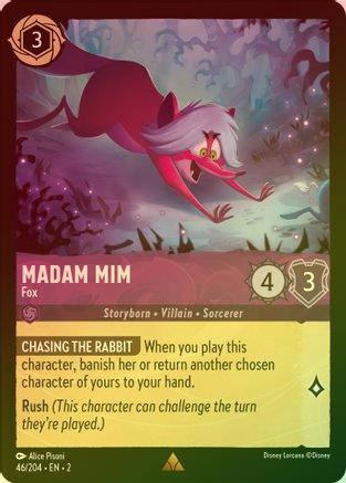 Madam Mim (Fox) - 46/204 - Rare (Foil)