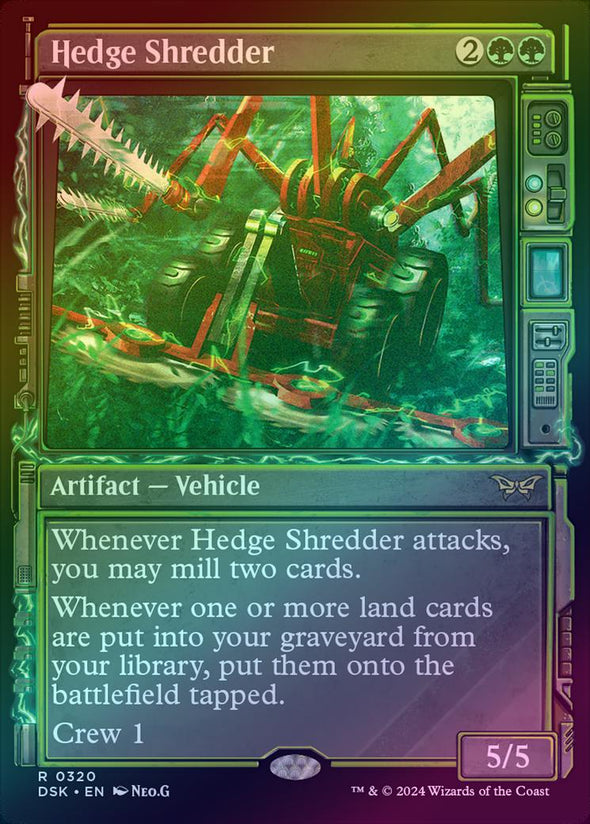 Hedge Shredder - Paranormal Showcase (Foil) (DSK)