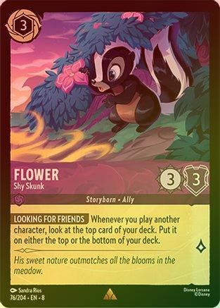 Flower (Shy Skunk) - 76/204 - Rare (Foil)