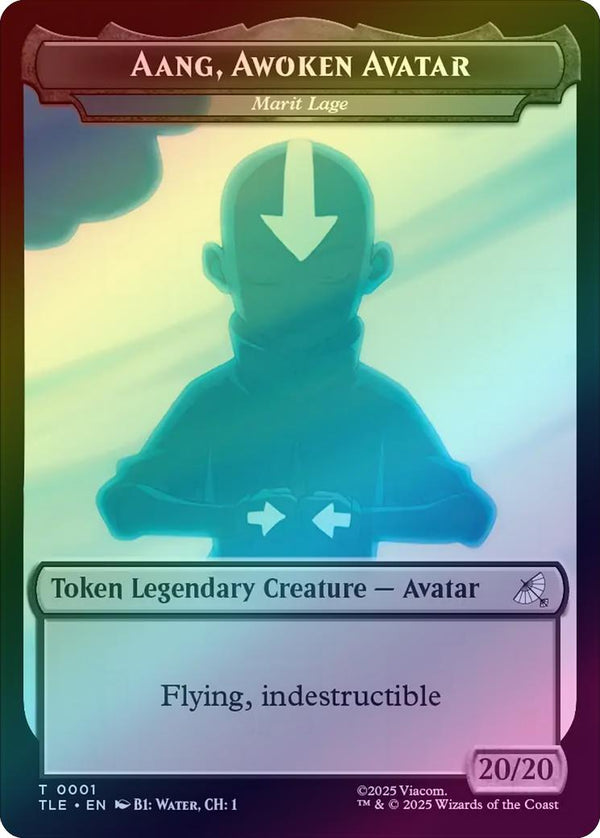 Aang, Awoken Avatar // Marit Lage Token (Foil) (TTLE)