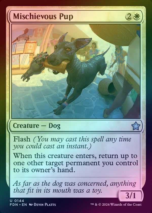Mischievous Pup (Foil) (FDN)