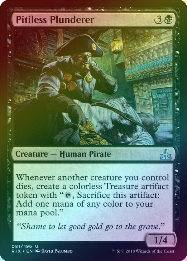 Pitiless Plunderer (Foil) (RIX)