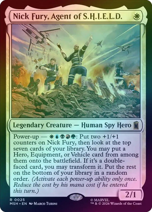 Nick Fury, Agent of S.H.I.E.L.D. (Foil) (MSH) (Pre-Order)