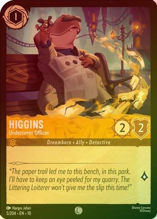 Higgins (Undercover Officer) - 5/204 - Common (Foil)