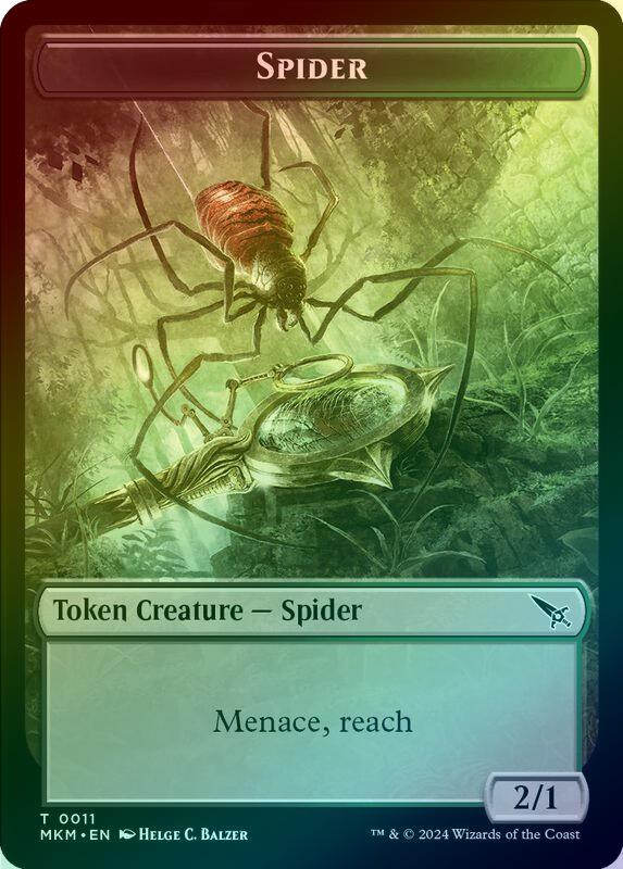 Detective // Spider Token (Foil) (TMKM)
