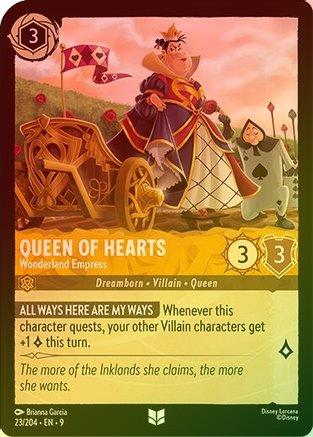 Queen of Hearts (Wonderland Empress) (Fabled Reprint) - 23/204 - Uncommon (Foil)