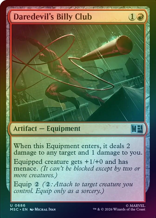 Daredevil's Billy Club (Foil) (MSC)