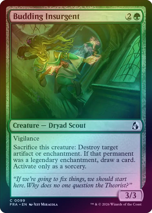 Budding Insurgent (Foil) (FRA)