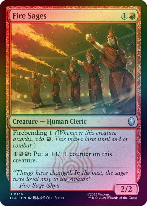 Fire Sages (Foil) (TLA)