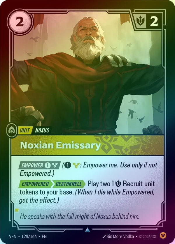 Noxian Emissary - 128/166 - Uncommon (Foil)
