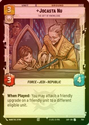 Jocasta Nu - The Gift of Knowledge - 750 - Uncommon (Foil)