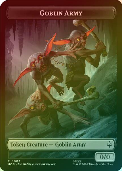 Goblin Army (003) // Wolf Token (Foil) (THOB)