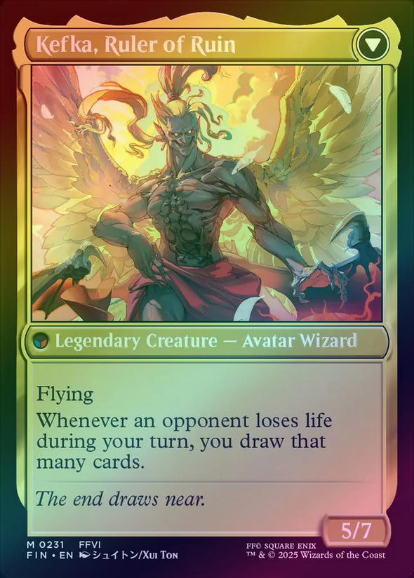 Kefka, Court Mage // Kefka, Ruler of Ruin (Foil) (FIN)