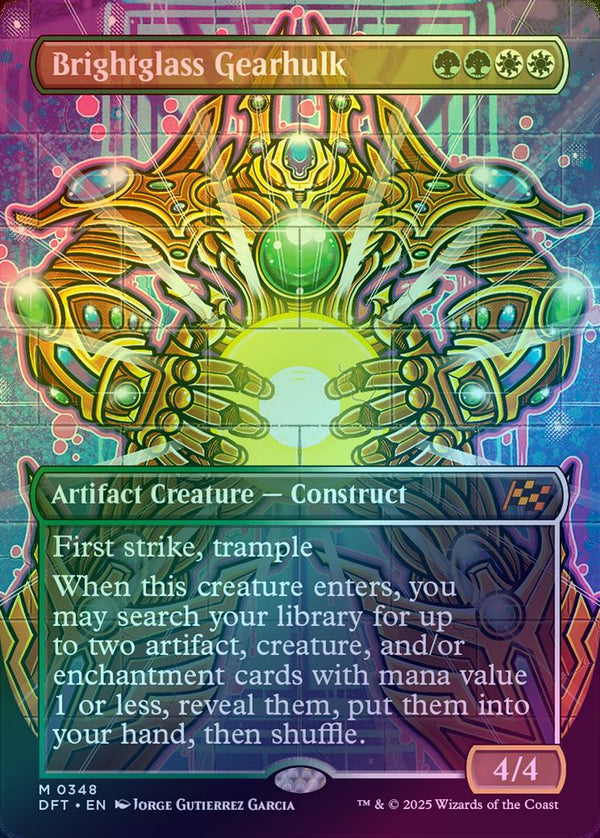 Brightglass Gearhulk - Borderless Graffiti Giant (Foil) (DFT)