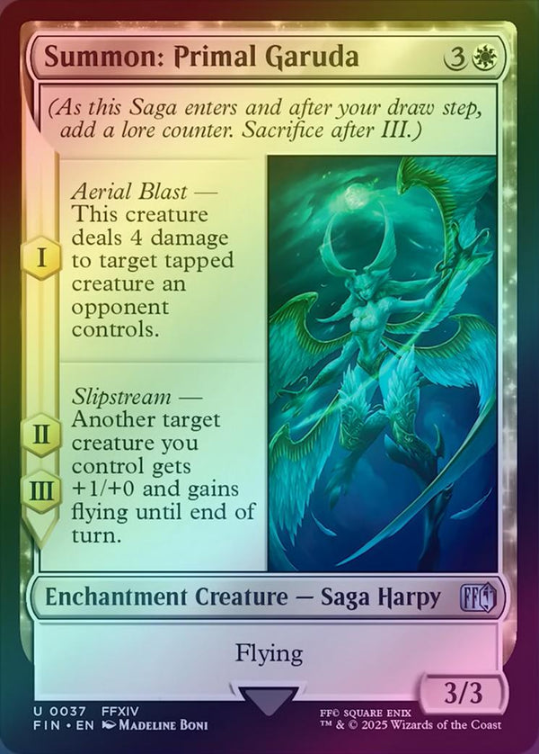 Summon: Primal Garuda (Foil) (FIN)