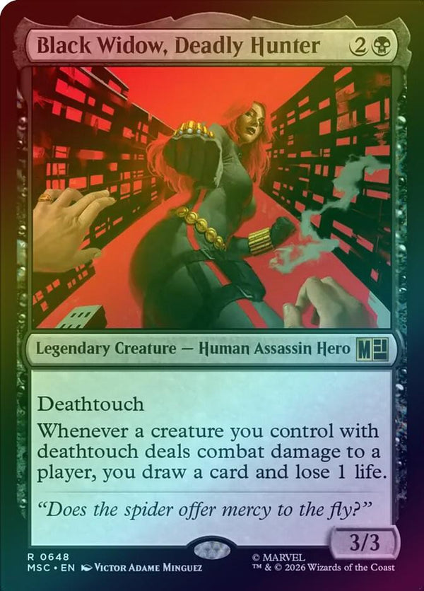Black Widow, Deadly Hunter (Foil) (MSC)