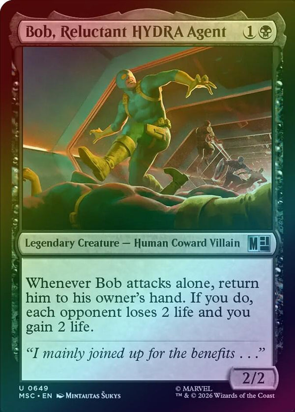 Bob, Reluctant HYDRA Agent (Foil) (MSC)