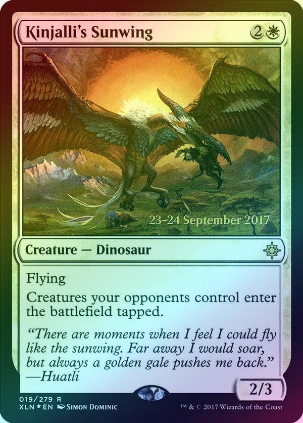 Kinjalli's Sunwing - Prerelease Promo (Foil) (XLN)