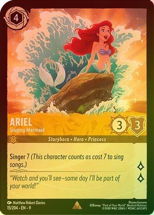 Ariel (Singing Mermaid) (Fabled Reprint) - 15/204 - Rare (Foil)
