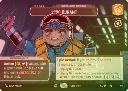 Rio Durant - Wisecrack Wheelman (Showcase) - 1011 - Common (Foil)