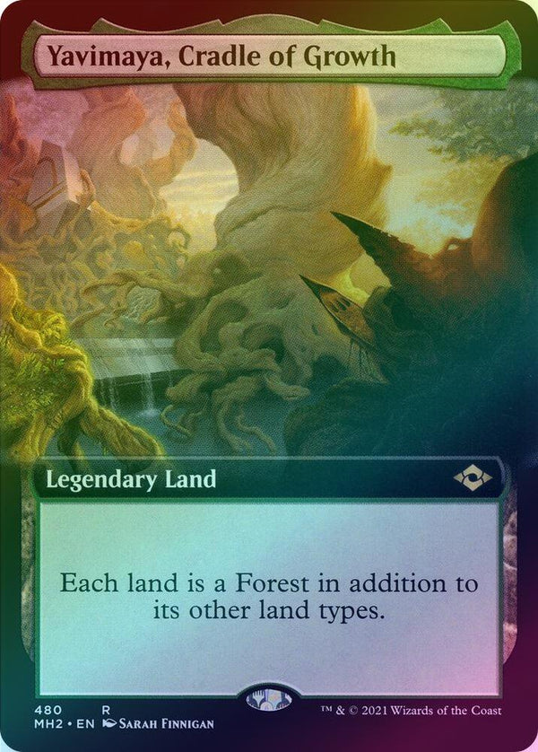 Yavimaya, Cradle of Growth - Extended Art (Foil) (MH2)